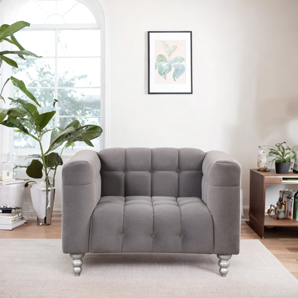 Rosdorf Park Kaleta 42'' Wide Tufted Sofa Chair & Reviews Wayfair